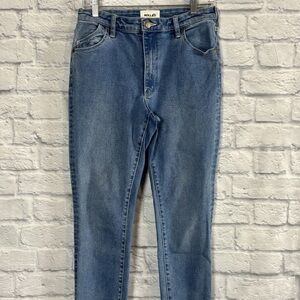 Rollas Womens Jeans Light Blue Westcoast Ankle Mid Rise Skinny Size 31